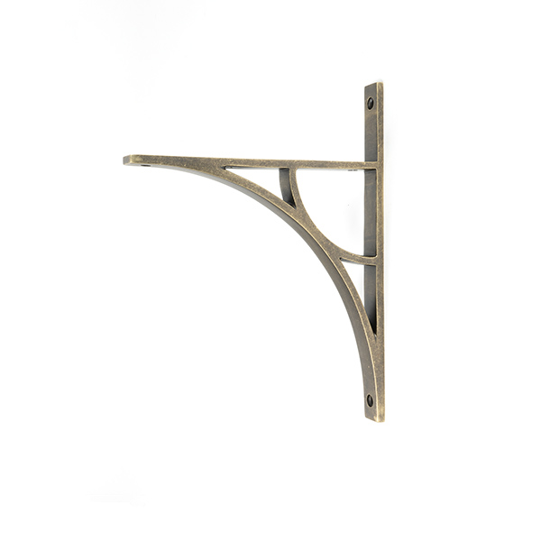 Burnished Brass Tyne Shelf Bracket (260mm x 200mm)