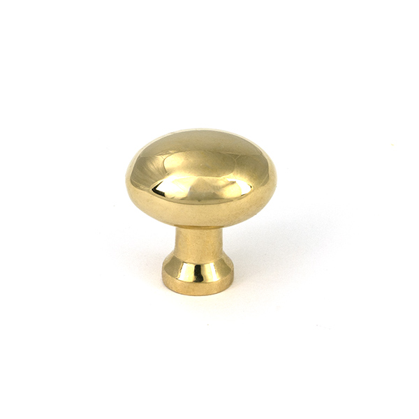 Polished Brass Moore Cabinet Knob - 25mm