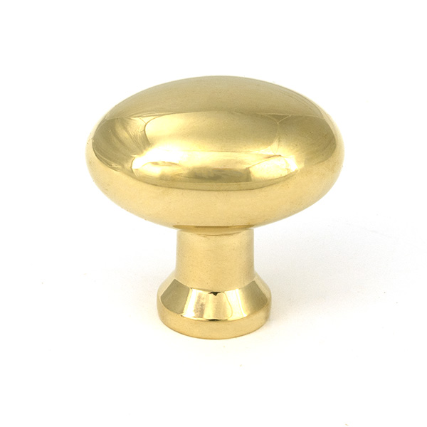 Polished Brass Moore Cabinet Knob - 38mm