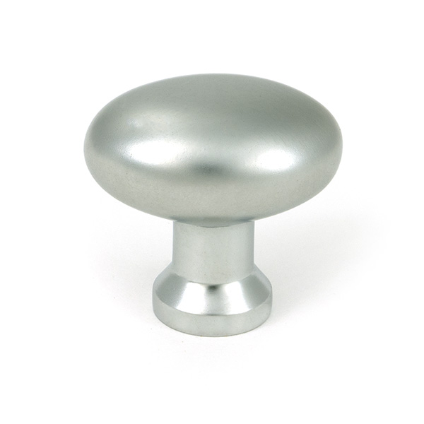 Satin Chrome Moore Cabinet Knob - 38mm