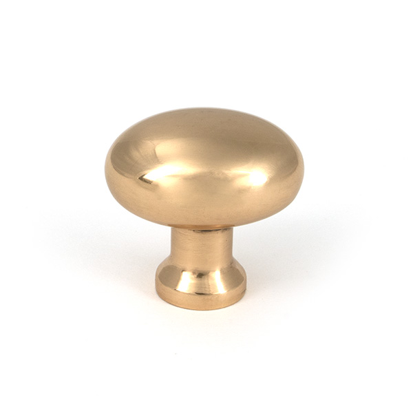 Polished Bronze Moore Cabinet Knob - 32mm