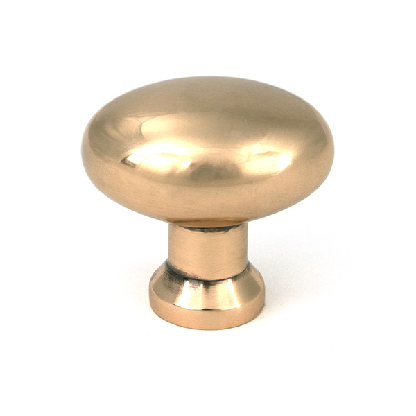 Polished Bronze Moore Cabinet Knob - 38mm