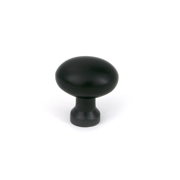 Matt Black Moore Cabinet Knob - 25mm