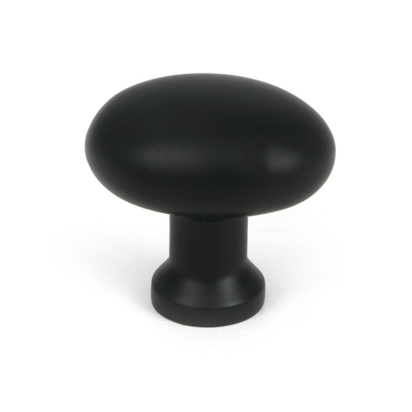 Matt Black Moore Cabinet Knob - 38mm