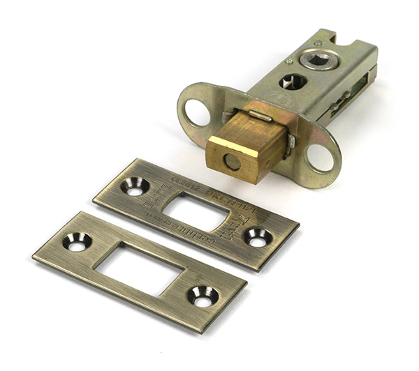 Aged Brass 2.5'' Heavy Duty Tubular Deadbolt