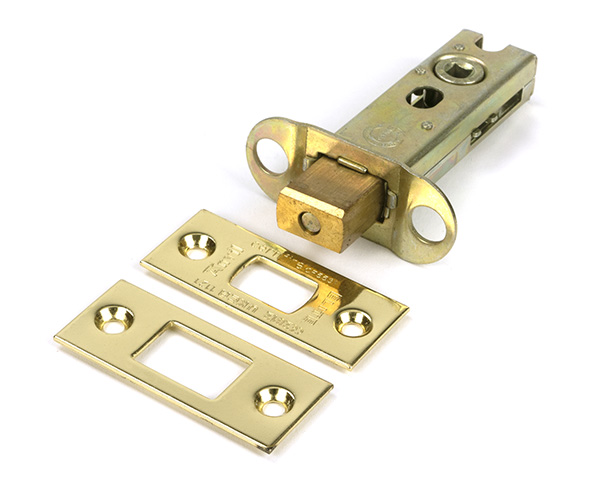 Polished Brass 3'' Heavy Duty Tubular Deadbolt