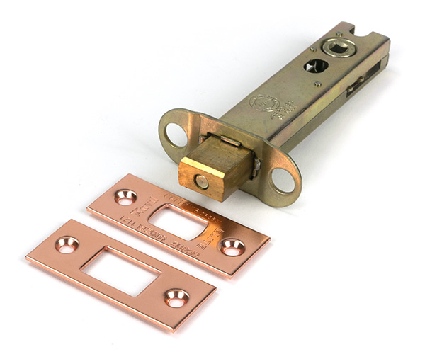 Polished Bronze 4'' Heavy Duty Tubular Deadbolt