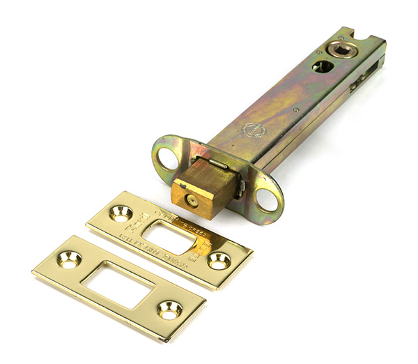 Polished Brass 5'' Heavy Duty Tubular Deadbolt