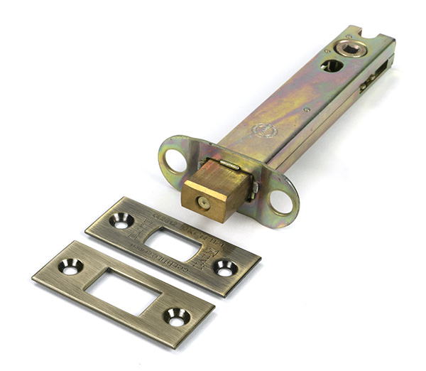 Aged Brass 5'' Heavy Duty Tubular Deadbolt