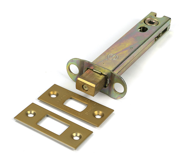 Satin Brass 5'' Heavy Duty Tubular Deadbolt