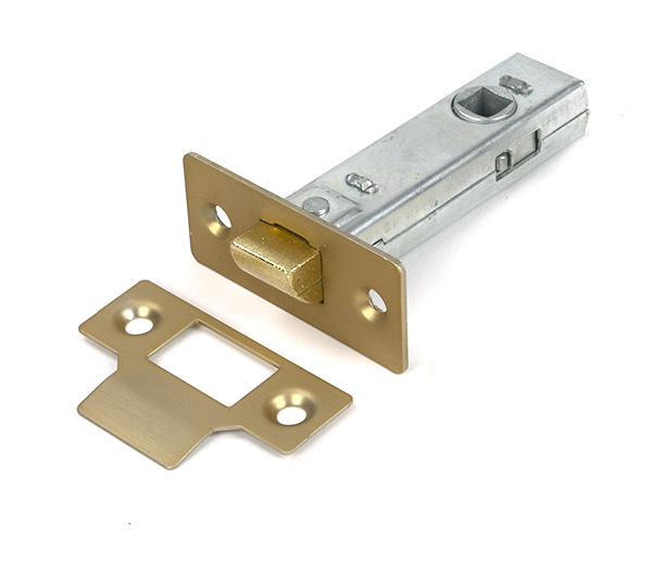 Satin Brass 3'' Tubular Mortice Latch