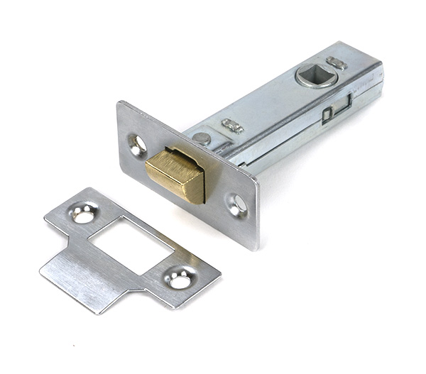 Satin Chrome 3'' Tubular Mortice Latch