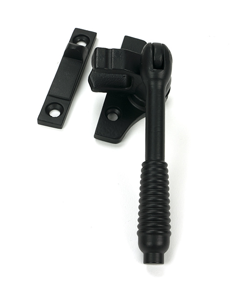 Matt Black Night-Vent Locking Reeded Fastener (Steel Window)