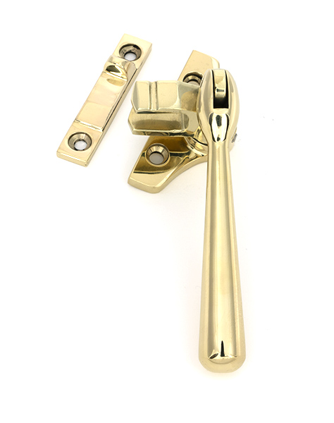 Polished Brass Night-Vent Locking Newbury Fastener (Steel Window)