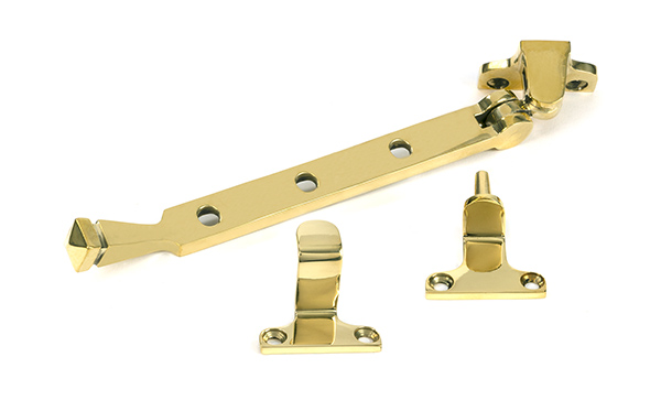 Polished Brass 8'' Avon Stay (Steel Window)