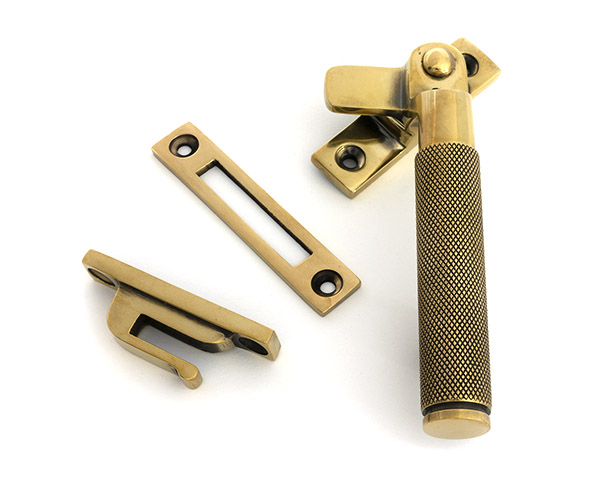 Aged Brass Locking Brompton Fastener  RH