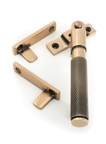 Polished Bronze Night-Vent Locking Brompton Fastener