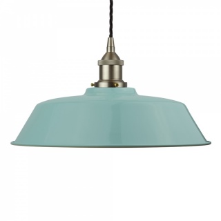 Duck Egg Blue Chancery Painted Pendant Light