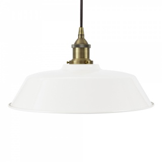 White Chancery Painted Pendant Light