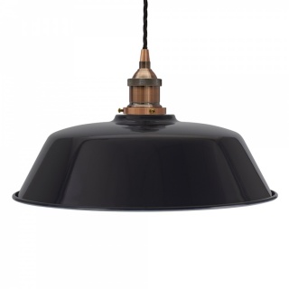 Navy Blue Chancery Painted Pendant Light