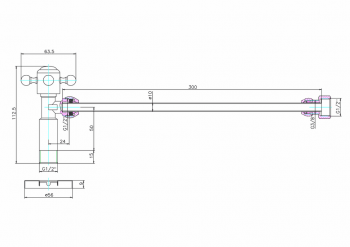 Cistern Tank on/off Valve