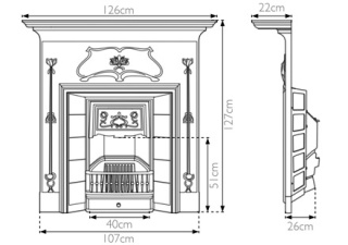 Carron Verona Cast Iron Fireplace