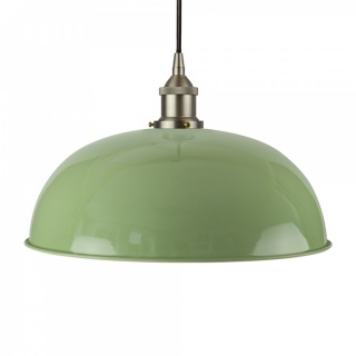 Mint Green Worcester Painted Pendant Light