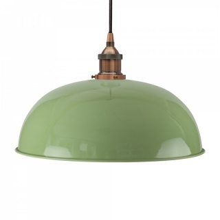 Mint Green Worcester Painted Pendant Light