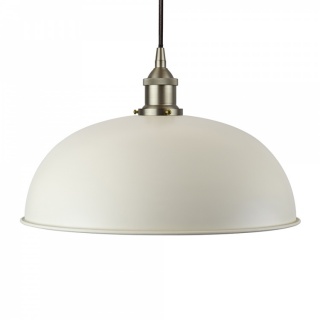 Clay White Worcester Painted Pendant Light