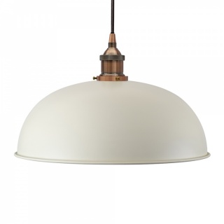 Clay White Worcester Painted Pendant Light