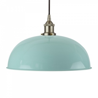 Duck Egg Blue Worcester Painted Pendant Light