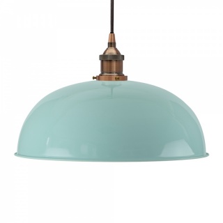 Duck Egg Blue Worcester Painted Pendant Light