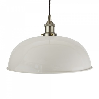 Pale Grey Worcester Painted Pendant Light