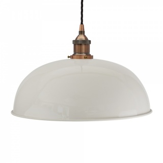 Pale Grey Worcester Painted Pendant Light